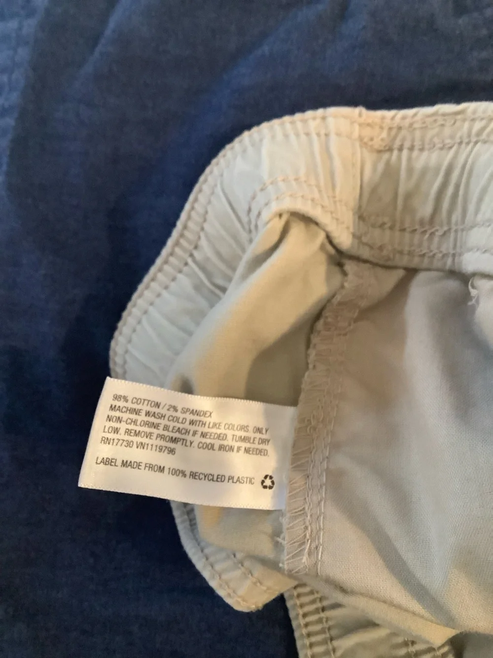 Goodfellow & Co Men's Drawstring Shorts Set Lot of 2 Beige Blue Size M